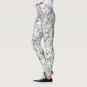Granit-Oberflächenmuster Leggings (Links)