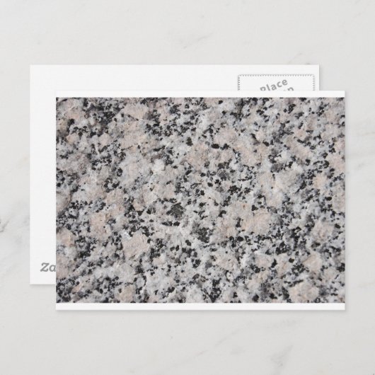Granit Postkarte (Vorne/Hinten)