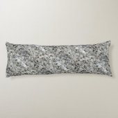 Granit Rock Weiß mit Text Seitenschläferkissen (Rückseite)