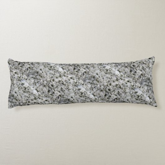 Granit Rock Weiß mit Text Seitenschläferkissen (Rückseite)