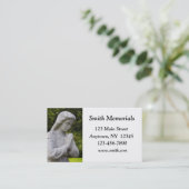 Granit-Statue-Visitenkarte Visitenkarte (Stehend Vorderseite)