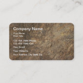 Granit-Stein-Blick-Visitenkarten Visitenkarte (Vorderseite)