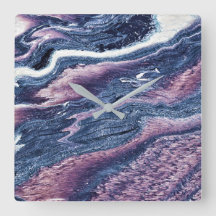 Granit-Stone-Muster Akrylwall-Uhr