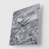 Granit-Stone-Muster Akrylwall-Uhr Quadratische Wanduhr (Winkel)