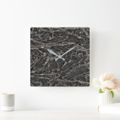 Granit-Stone-Muster Akrylwall-Uhr Quadratische Wanduhr (Zuhause)