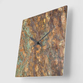 Granit-Stone-Muster Akrylwall-Uhr Quadratische Wanduhr (Winkel)