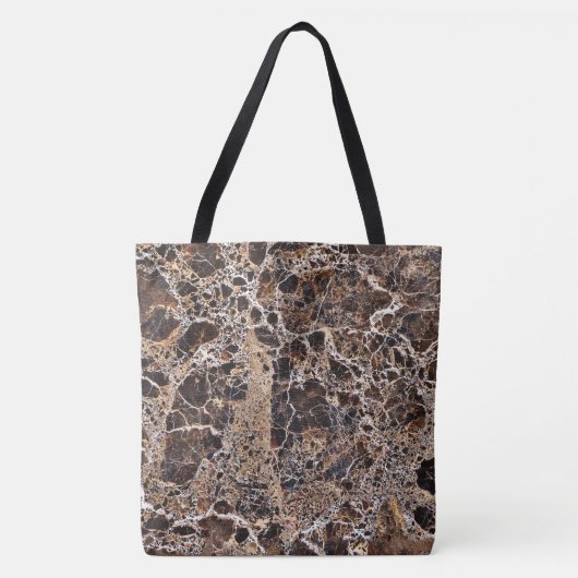 Granit-Stone-Muster - All-Over-Print-Totbeutel Tasche (Vorderseite)