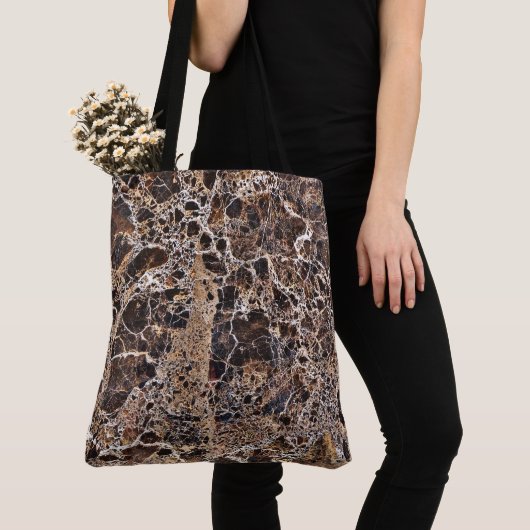 Granit-Stone-Muster - All-Over-Print-Totbeutel Tasche (Von Nahem)