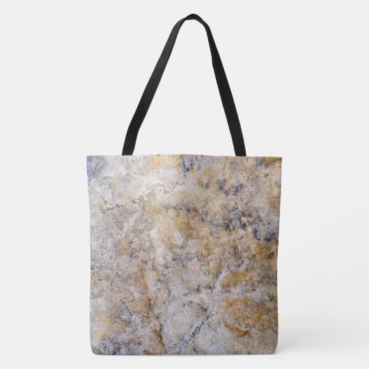 Granit-Stone-Muster - All-Over-Print-Totbeutel Tasche (Vorderseite)