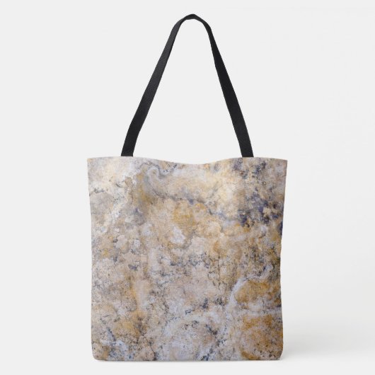 Granit-Stone-Muster - All-Over-Print-Totbeutel Tasche (Rückseite)