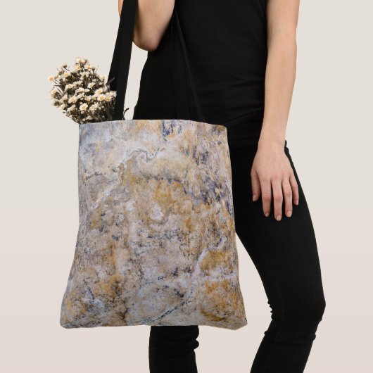 Granit-Stone-Muster - All-Over-Print-Totbeutel Tasche (Von Nahem)