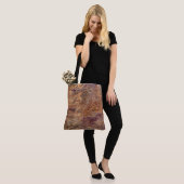 Granit-Stone-Muster - All-Over-Print-Totbeutel Tasche (Am Model)