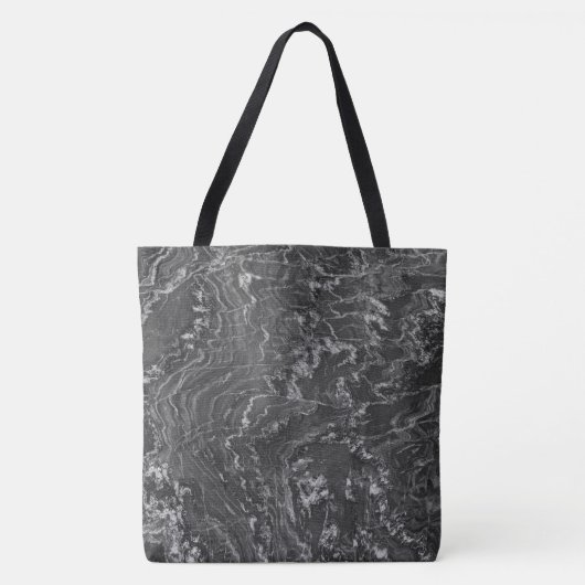 Granit-Stone-Muster - All-Over-Print-Totbeutel Tasche (Vorderseite)