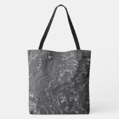 Granit-Stone-Muster - All-Over-Print-Totbeutel Tasche (Rückseite)