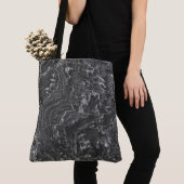 Granit-Stone-Muster - All-Over-Print-Totbeutel Tasche (Von Nahem)
