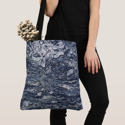Granit-Stone-Muster - All-Over-Print-Totbeutel Tasche (Von Nahem)