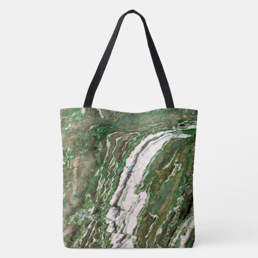 Granit-Stone-Muster - All-Over-Print-Totbeutel Tasche (Rückseite)