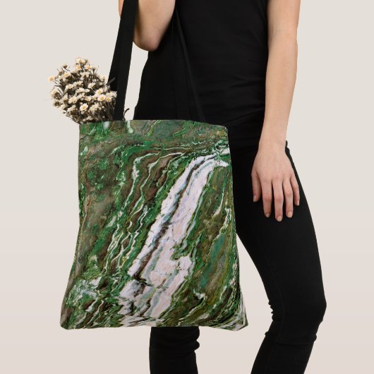 Granit-Stone-Muster - All-Over-Print-Totbeutel Tasche (Von Nahem)