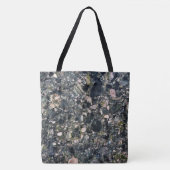 Granit-Stone-Muster - All-Over-Print-Totbeutel Tasche (Vorderseite)