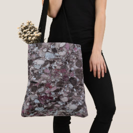 Granit-Stone-Muster - All-Over-Print-Totbeutel Tasche