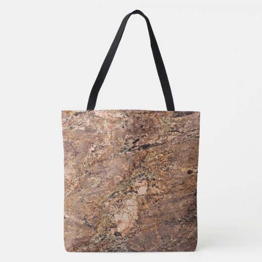 Granit-Stone-Muster - All-Over-Print-Totbeutel Tasche (Vorderseite)