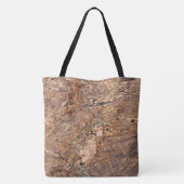 Granit-Stone-Muster - All-Over-Print-Totbeutel Tasche (Rückseite)