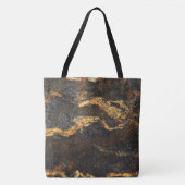 Granit-Stone-Muster - All-Over-Print-Totbeutel Tasche (Vorderseite)