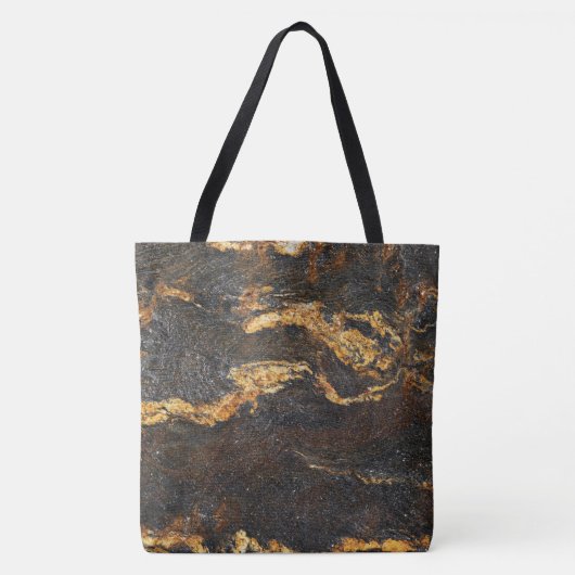 Granit-Stone-Muster - All-Over-Print-Totbeutel Tasche (Vorderseite)
