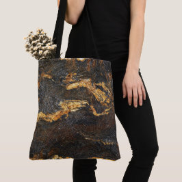 Granit-Stone-Muster - All-Over-Print-Totbeutel Tasche