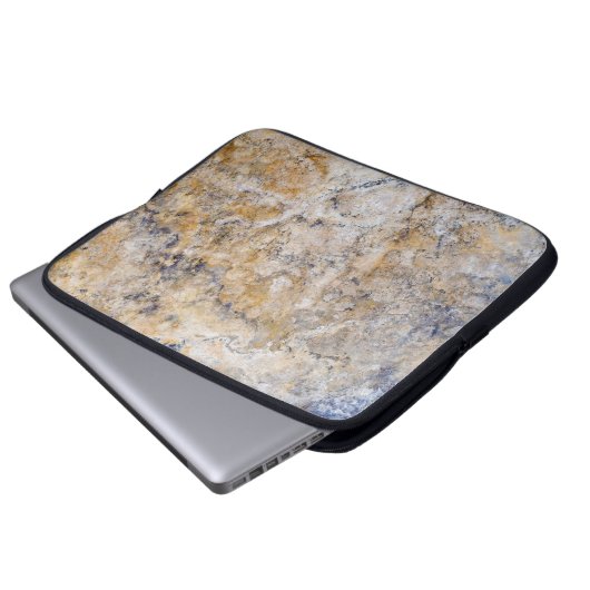 Granit Stone Muster Laptop Sleeve (Vorne Knopf)