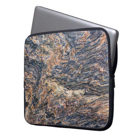 Granit Stone Muster Laptop Sleeve (Vorderseite Links)