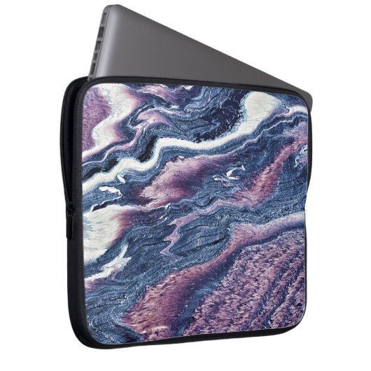 Granit Stone Muster Laptop Sleeve (Vorne Rechts)