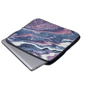 Granit Stone Muster Laptop Sleeve (Vorne Knopf)