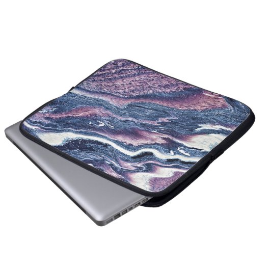 Granit Stone Muster Laptop Sleeve (Vorne Knopf)