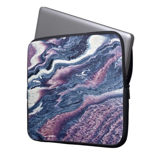 Granit Stone Muster Laptop Sleeve (Vorderseite Links)