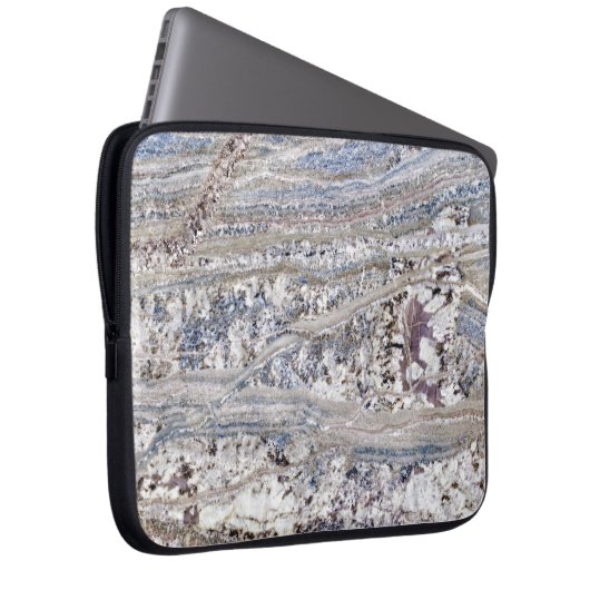 Granit Stone Muster Laptop Sleeve (Vorne Rechts)