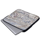 Granit Stone Muster Laptop Sleeve (Vorne Knopf)
