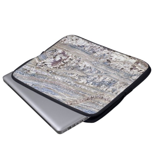 Granit Stone Muster Laptop Sleeve (Vorne Knopf)