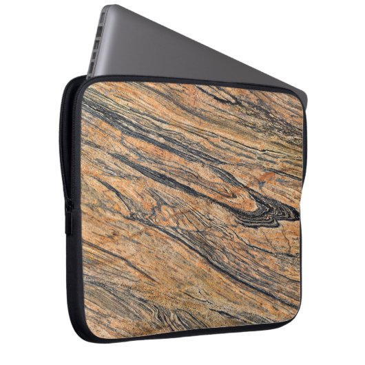 Granit Stone Muster Laptop Sleeve (Vorne Rechts)
