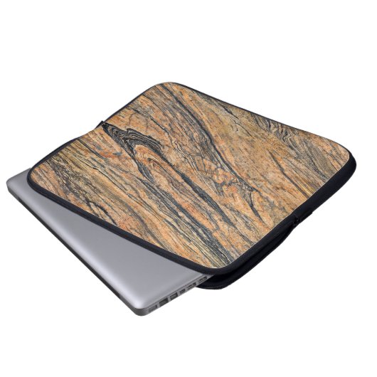 Granit Stone Muster Laptop Sleeve (Vorne Knopf)