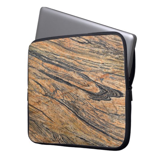 Granit Stone Muster Laptop Sleeve (Vorderseite Links)