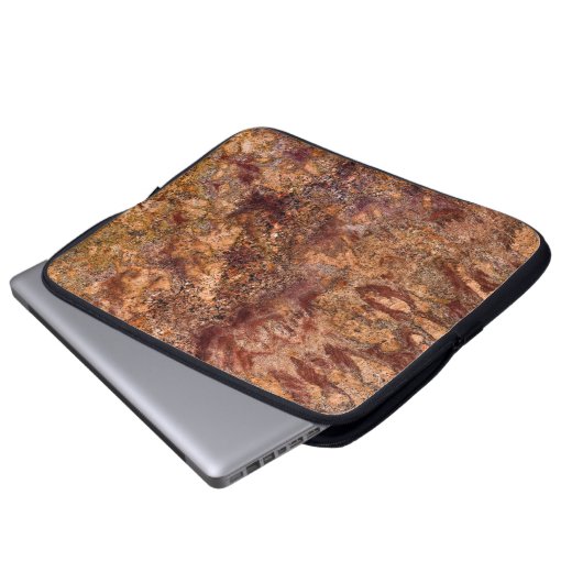 Granit Stone Muster Laptop Sleeve (Vorne Knopf)