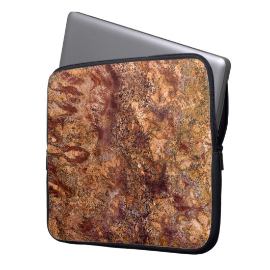 Granit Stone Muster Laptop Sleeve (Vorderseite Links)