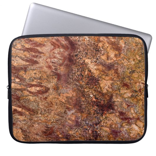 Granit Stone Muster Laptop Sleeve (Vorderseite)