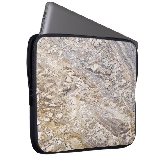 Granit Stone Muster Laptop Sleeve (Vorne Rechts)
