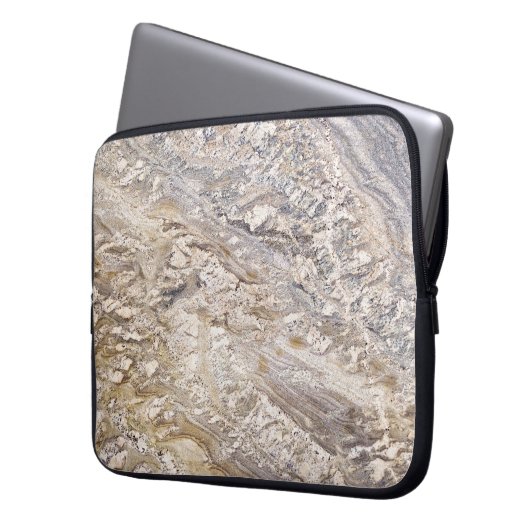 Granit Stone Muster Laptop Sleeve (Vorderseite Links)
