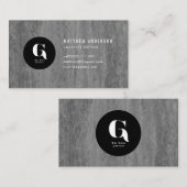 Granit Visitenkarte (Vorne/Hinten)