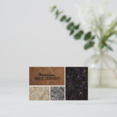 Granit-Visitenkarten Visitenkarte (Stehend Vorderseite)