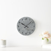 Granitbeschaffenheit Runde Wanduhr (Zuhause)
