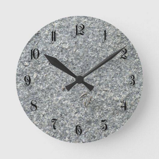 Granitbeschaffenheit Runde Wanduhr (Vorderseite)